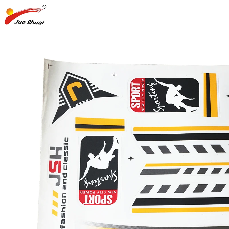 Наклейка на велосипед JS 44*36 см ПВХ водонепроницаемая рамка ярлыки наклейка