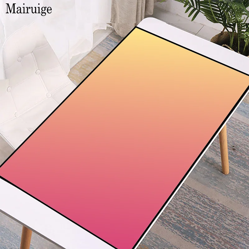 

Large Mouse Pad Large Keyboard Pad Simple Monochrome Rubber Table Mat 90*40cm Oversized Gaming Pad Lockedge Desk Mat Mousepad