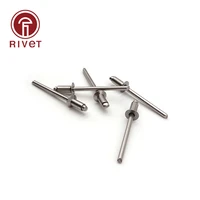 iso 15984 m4m4 8 20pcs stainless steel blind rivets open end countersunk head rivets decorative rivets