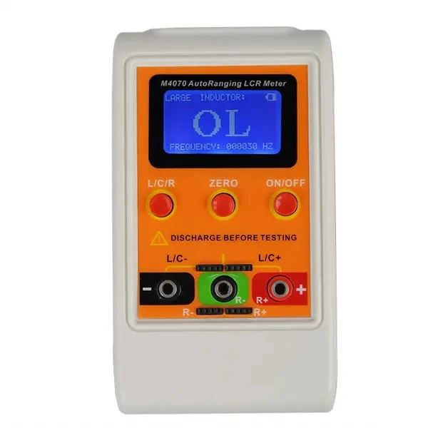 

Professional M4070 Handheld Auto-Ranging L C R Bridge Capacitance Inductance Meter LCD Display with Backlight