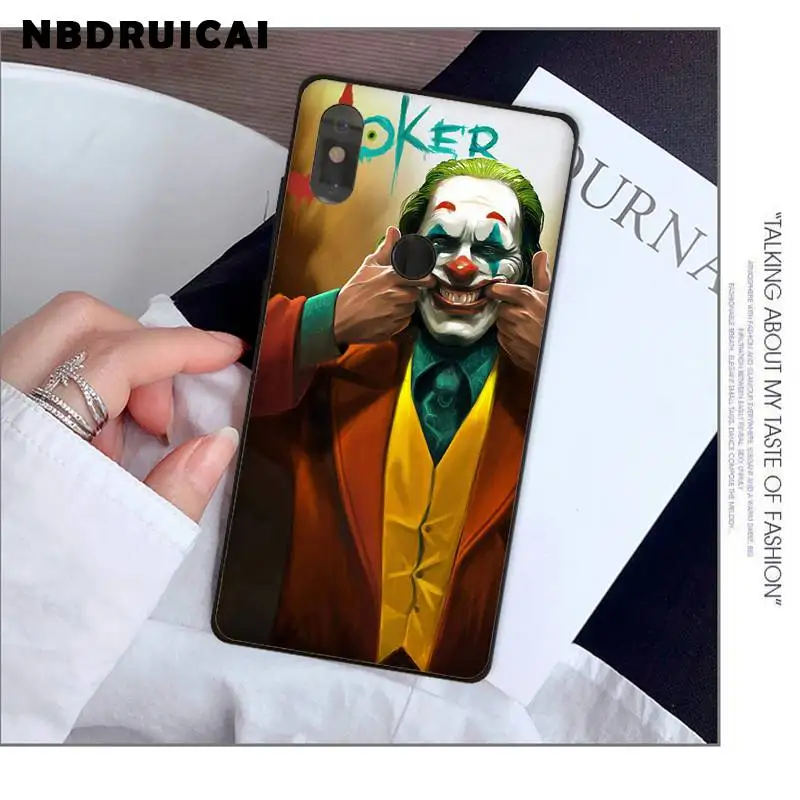 NBDRUICAI Joker фильм 2019 высокое качество телефонный чехол для Xiaomi 8 9 se 5X Redmi 6pro 6A 4X 7 5plus note