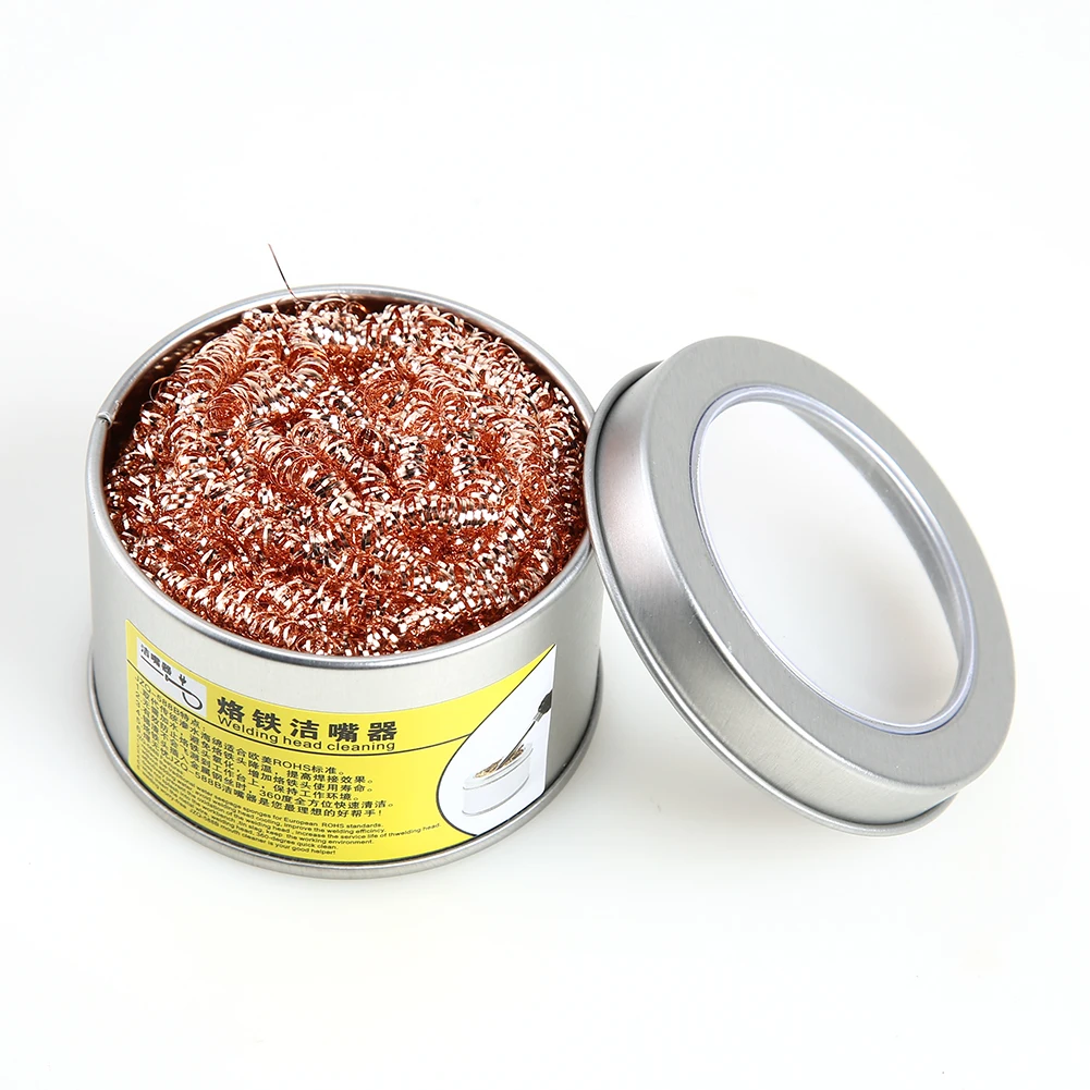 

Welding Desoldering Soldering Solder Iron Tip Dross Cleaner Steel Ball Set Soldering Solder Iron Tip Cleaner Tool 2pcs