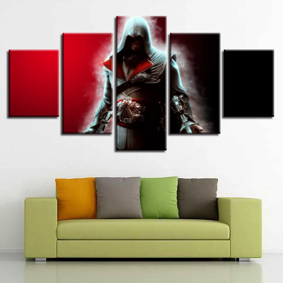 Картины на холсте Assassins Creed Connor несколько войн стены искусства рамки дома 36 Декор 5