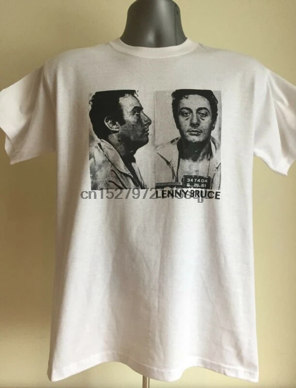 Lenny Футболка с принтом Брюса Ли-подставка comedian-влияние на Билла гикса рикса