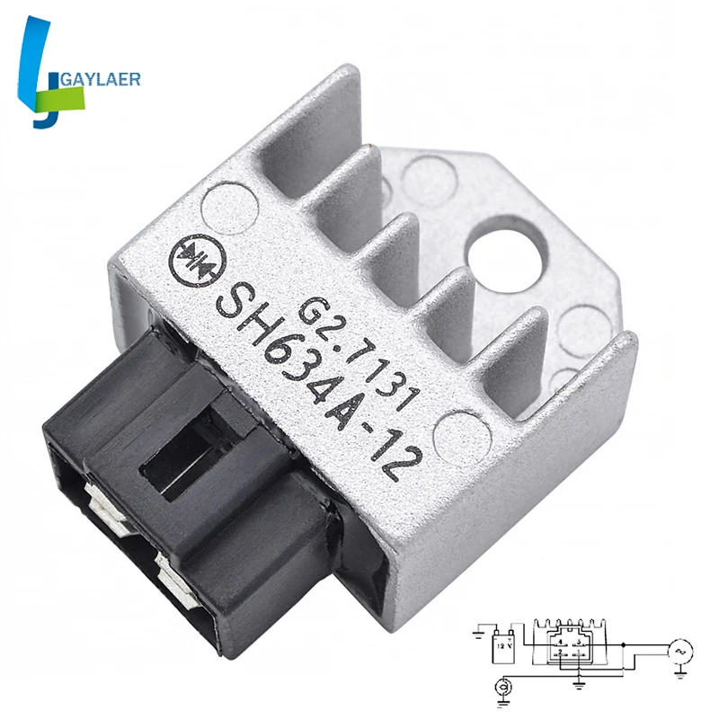 

SH634A-12 Motorcycle Regulator Rectifier for Honda CRF150F CRF230F CT110 CG125 SFX50 SGX50 C90 NH90 NSR75R NSR50R SZX50