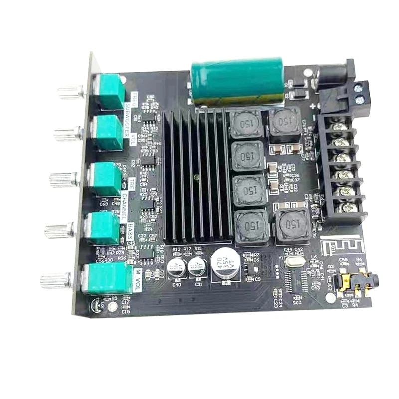 

Stereo Amplifier Board,2X50W+100W 2.1 Channel Subwoofer Amplifier Board With Treble And Bass Control