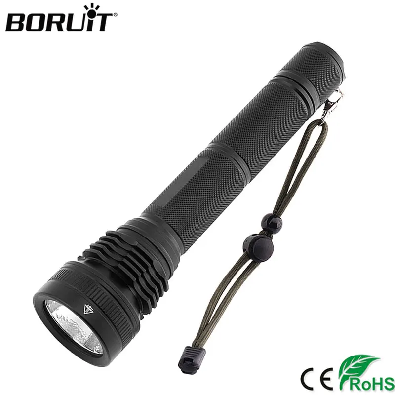 BORUiT M18 XHP50.2 светодиодный фонарь 2300LM 5 режимов мощный с батареей 18650