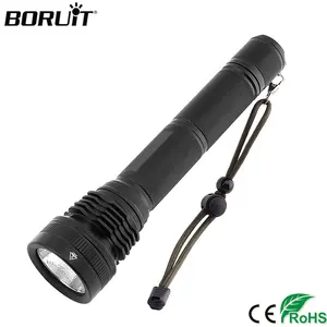 BORUiT M18 XHP50.2 светодиодный фонарь 2300LM, 5 режимов, мощный фонарь, с батареей 18650, водонепроницаемый фонарь для кемпинга, охоты