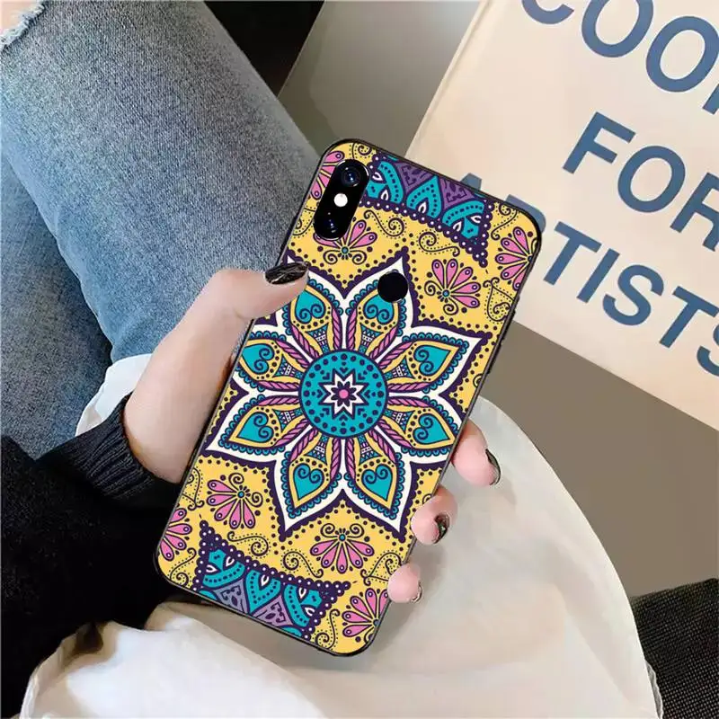 

MANDALA fashion design pattern Phone Case For Xiaomi Redmi note 7 8 9 t max3 s 10 pro lite funda shell coque cover