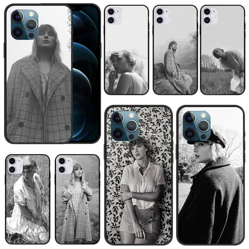 

Folklore Taylor Alison Swift Phone Case for iphone 12 13 Mini SE 2020 6 6S Plus 7 8 Plus X XR XS 11 Pro Max Fundas Coque cover