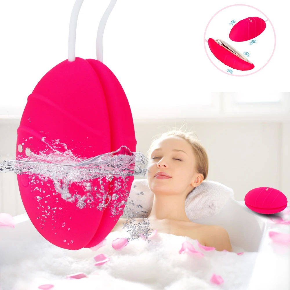 Двойной вибратор яйцо с питанием от USB Стимулятор клитора вагинального шара