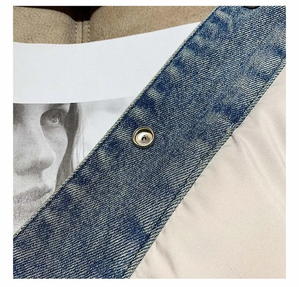 Специальное джинсовое пальто Thomas Tina комбинированная парка из лисьего меха