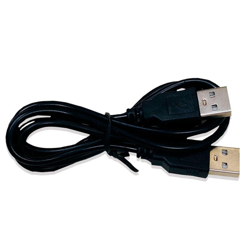 

High Quality 0.5m Usb Cable Cord Aux A Male To A Male Plug Shielded High Speed Extension Data Usb 2.0 Black 1PC