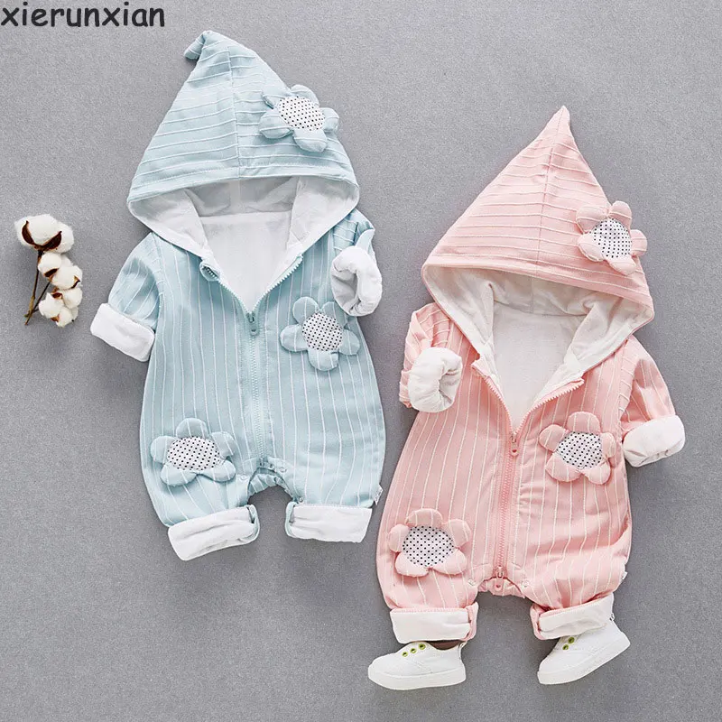 Одежда для маленьких девочек на молнии весна-осень 2019 новорожденных милый