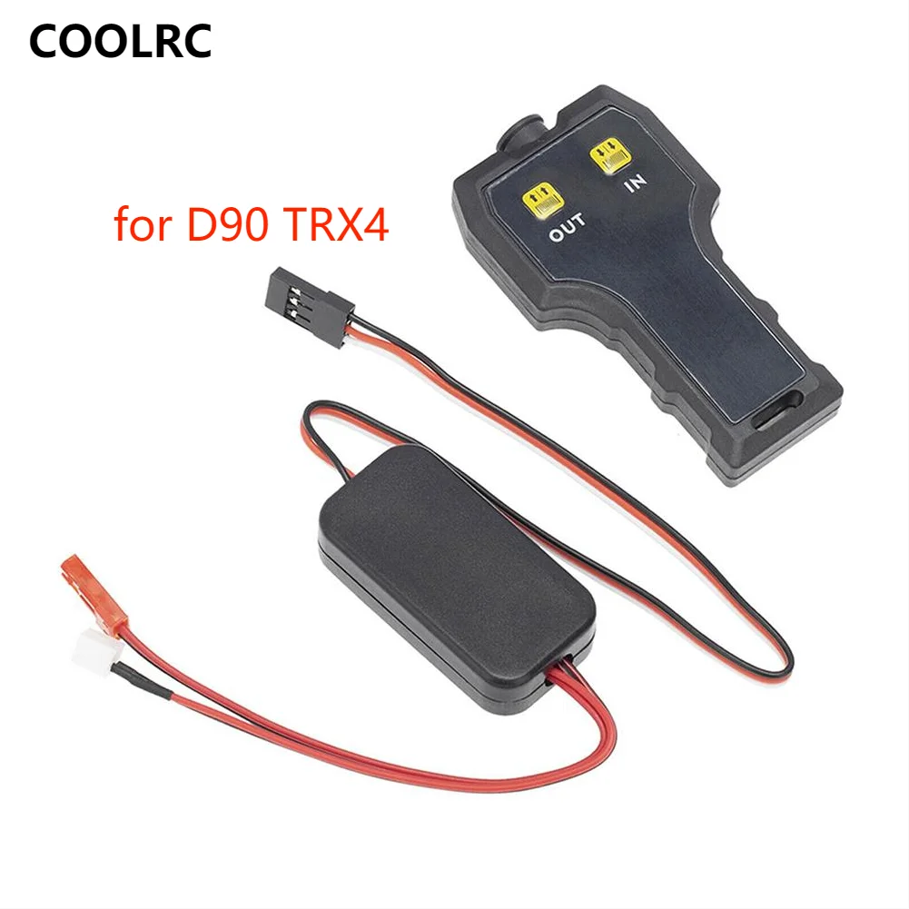 

1/10 Scale RC Crawler Metal Winch for D90 TRX4 Crawler Remote Receiver Remote Control Car Replacement Accessories