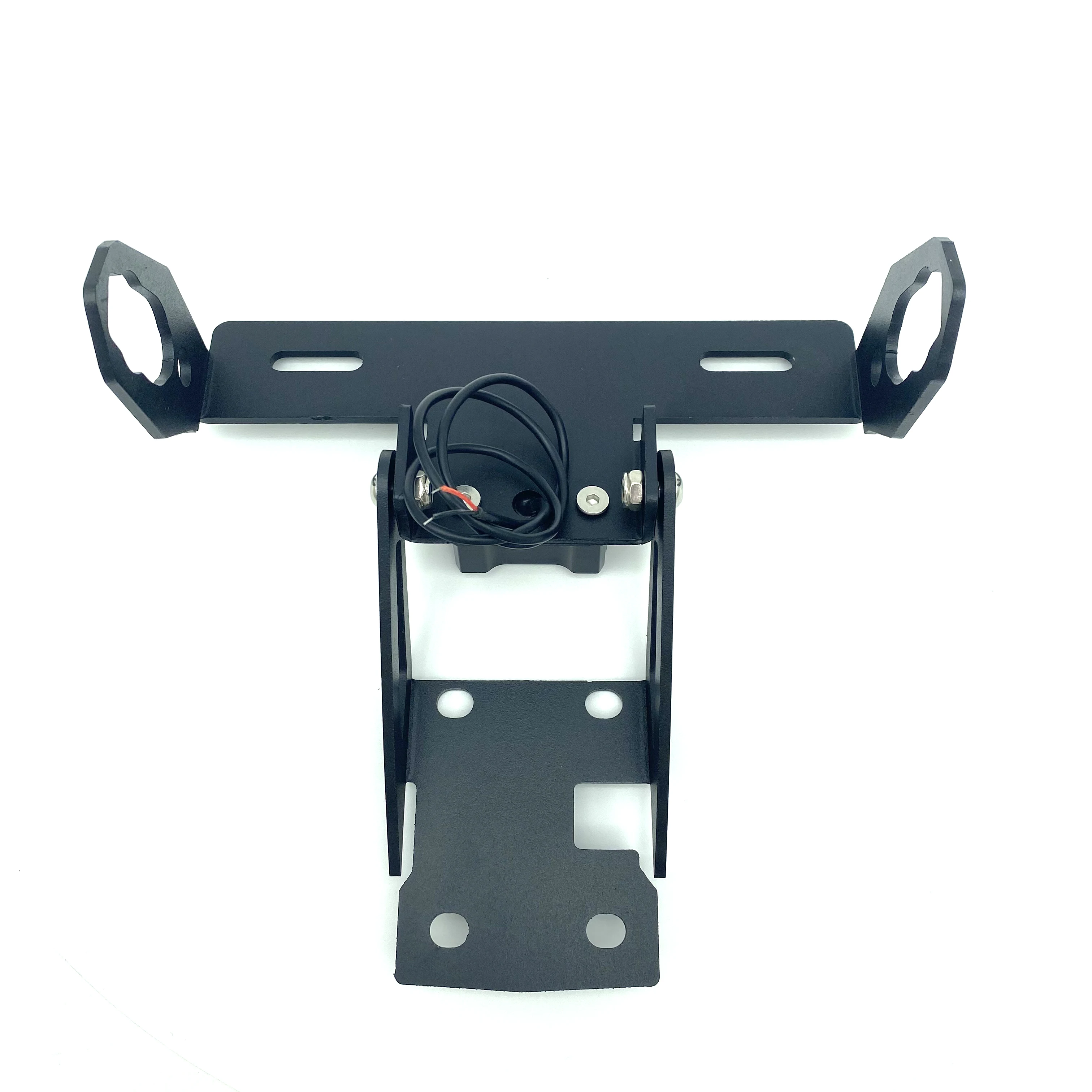 

REALZION Motorcycle License Number Plate Holder Frame Bracket Tidy with LED For kawasaki Ninja 650 Z650 Ninja650 2017 - 2019