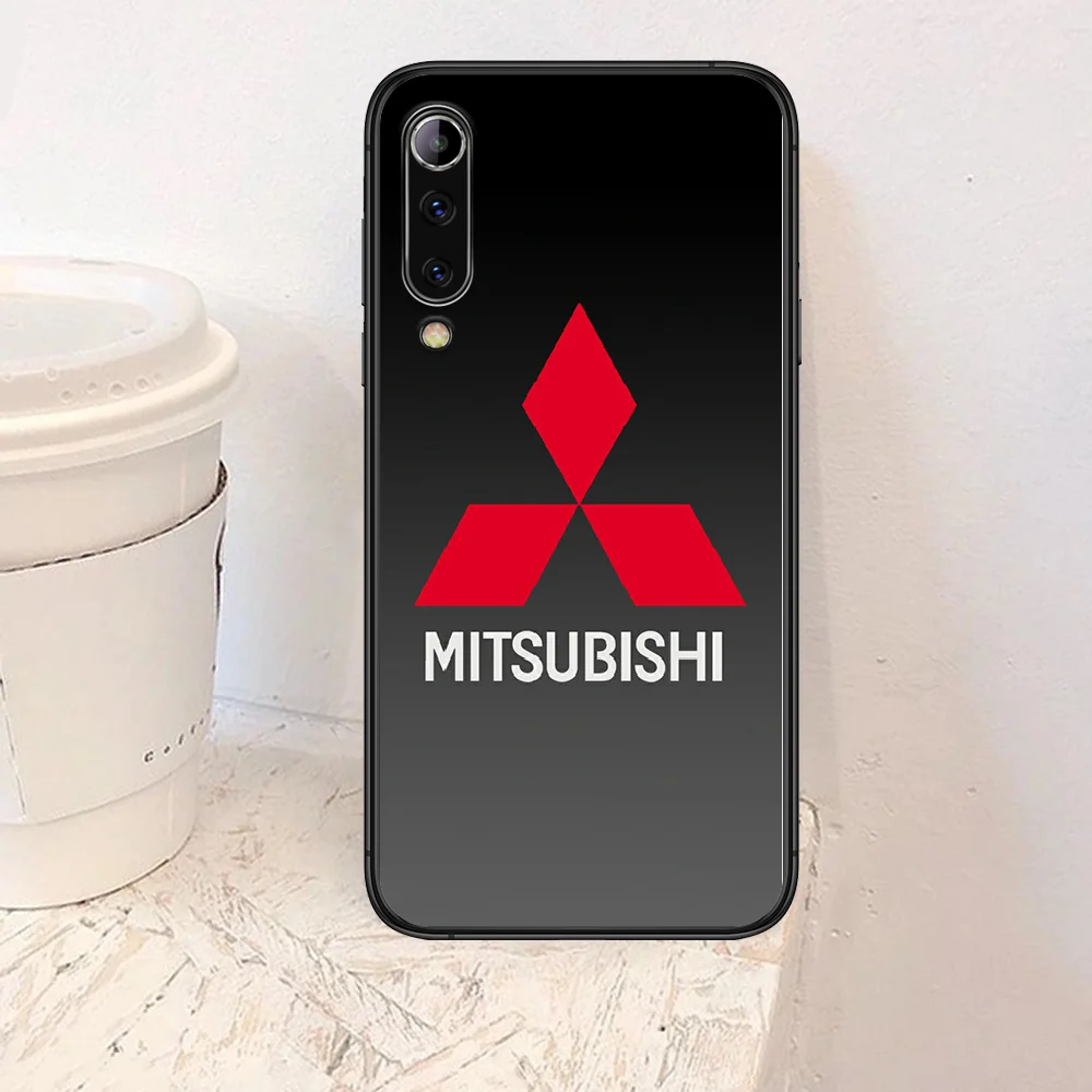 

Mitsubishi Phone Case For Xiaomi Mi Note 10 A3 9 MAX 3 A2 8 9 Lite Pro Ultra black Hoesjes 3D Cover Painting Bumper Soft