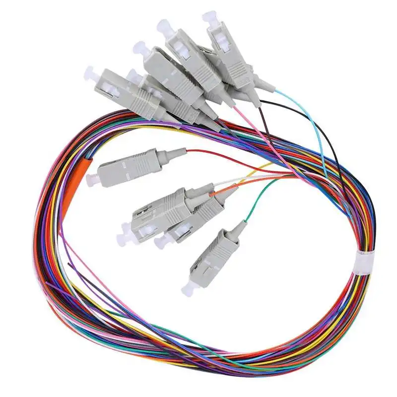 Волоконный кабель Pigtail многомодовый носитель класса 12 ядер SC/UPC 62 5/125 с ПВХ