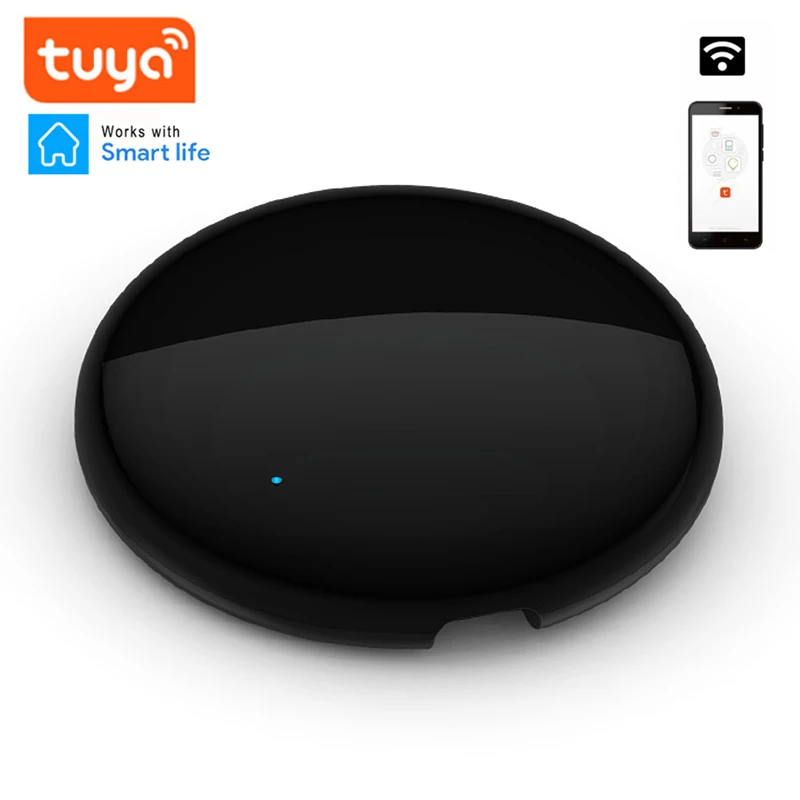 

Tuya WiFi IR Remote Control For Air Conditioner TV, Smart Home Infrared Universal Remote Controller For Alexa,Google Home