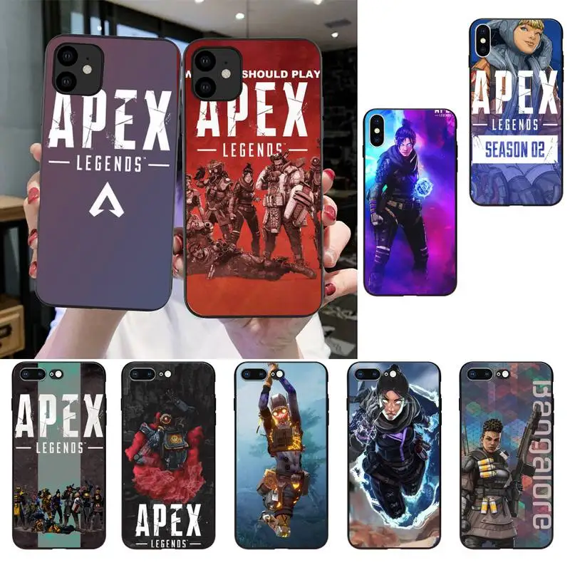 Лидер продаж новинка чехол для смартфона game Apex Legends iPhone SE2 11 Pro XS MAX XR 8 7 6 Plus 5 5S SE