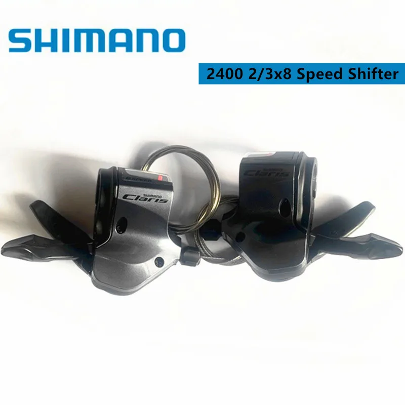 Shimano Claris SL-2400 SL-2403 Trigger Shifter 2x8 Geschwindigkeit 3x8 Speed Rennrad Fahrrad Shifter Hebel 2400 für Road Faltrad