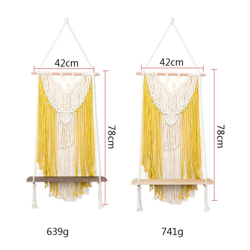 

2021 New Style Hot Sale Handmade Cotton Rope Woven Tapestry Home Wall Decor Practical furniture A Variety Of Hoom Scenarios