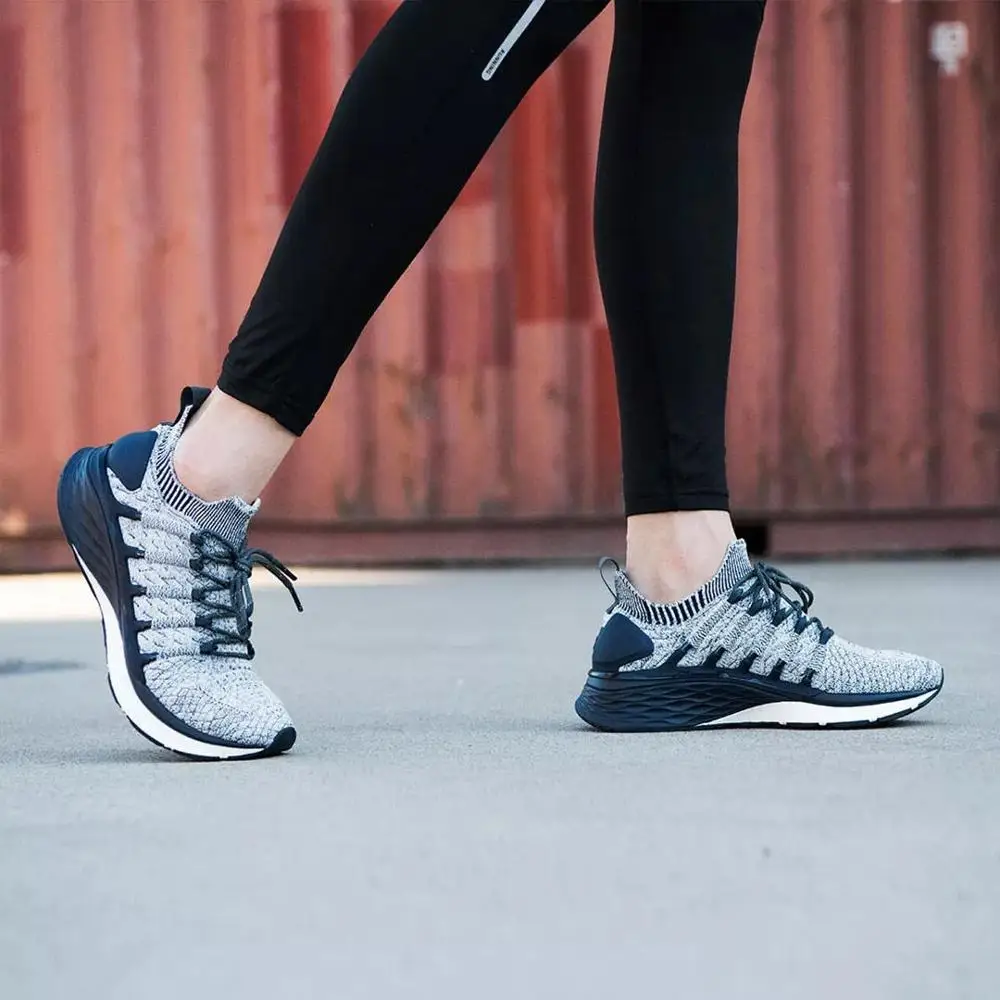 Xiaomi Mijia Shoes 3th мужские спортивные туфли новые спортивные уличные удобные и Нескользящие повседневные 3D рыбий кости системы