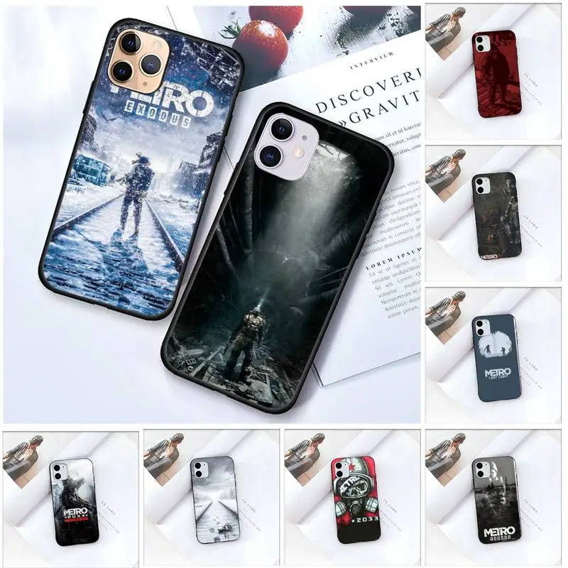 

Hot Game Metro 2033 Phone Case For iPhone 12 Mini 11 Pro XS Max X XR 7 8 Plus