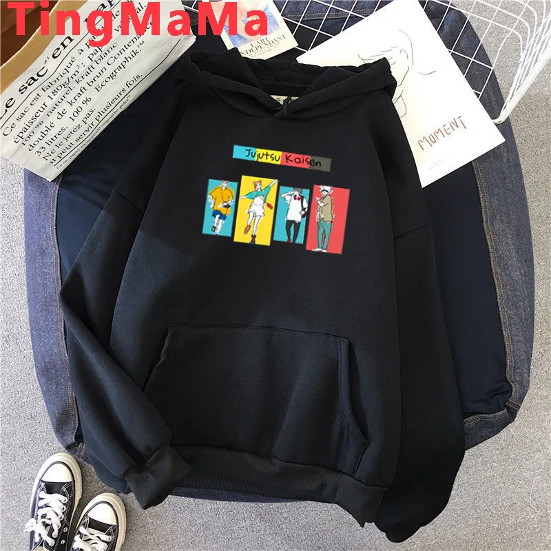 

Юютсу Kaisen толстовки женские хип-хоп harajuku Ulzzang аниме женская одежда hoddies хип-хоп