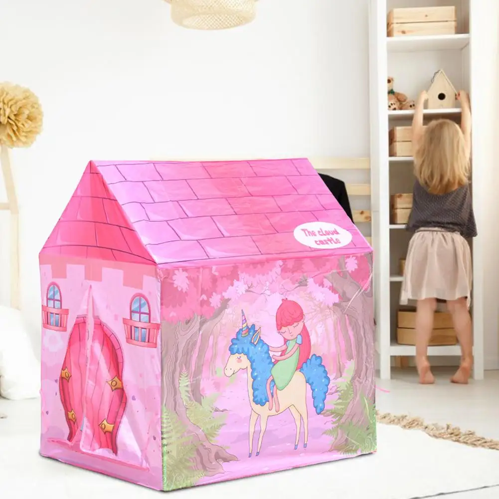 

Portable Princess Castle Play Tent Activity Fairy House Fun Playhouse Beach Tent Baby playing Toy Gift For Children