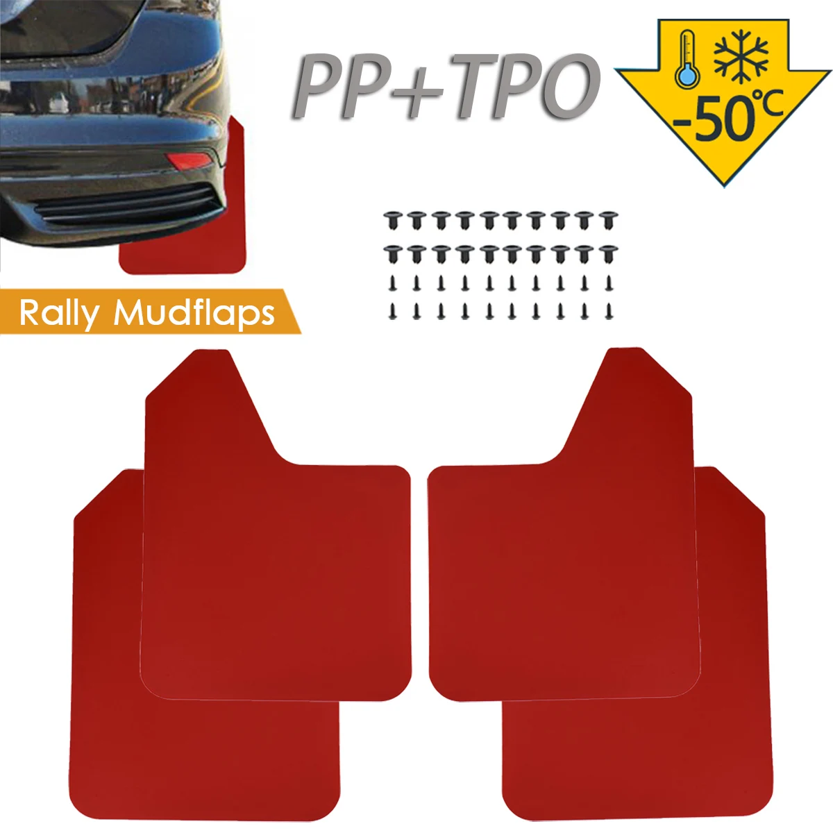 Для Focus ST RS SE Mk2 MK3 Mk3.5 MK4 2 3 4 ST170 ST225 ST250 набор красные Брызговики крыло брызговиков вспышки