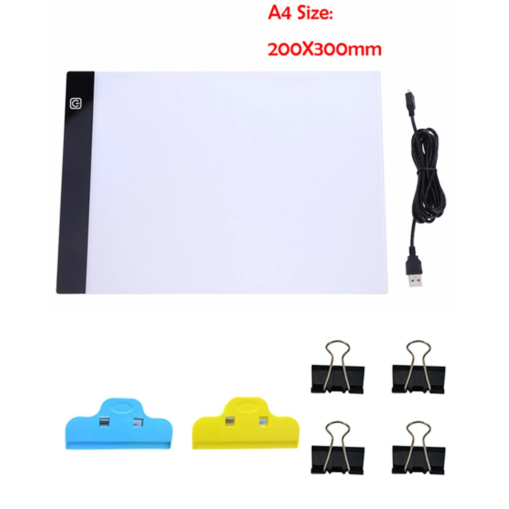 

Аксессуары для алмазной живописи 5D DIY A4 Светодиодная светильник мазная живопись держатель светильника для алмазной вышивки инструменты для вышивки крестом 6 крепежных зажимов