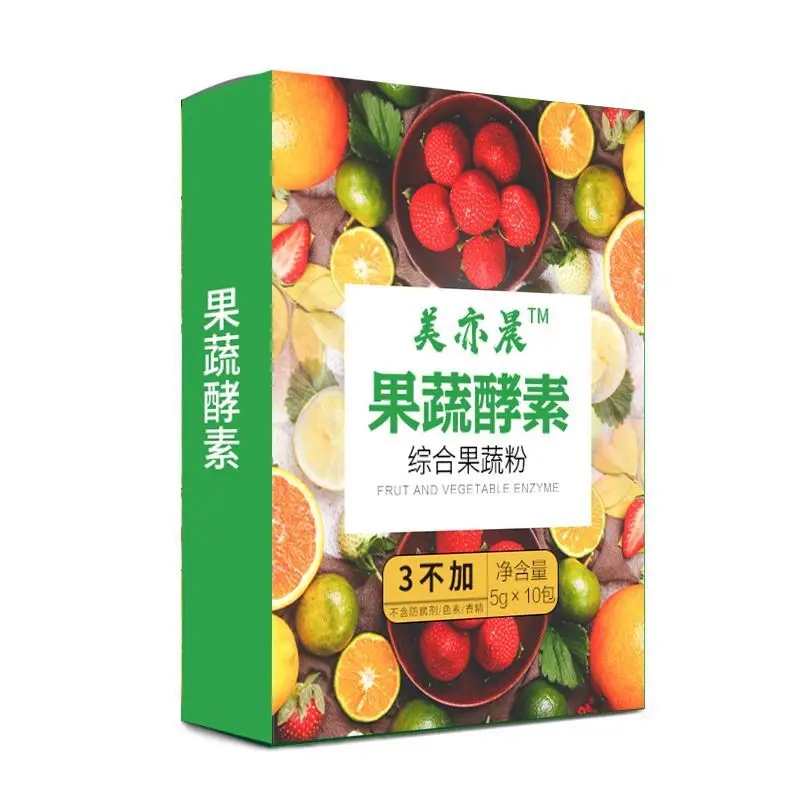

Apple Enzyme Dietary Fiber Meal Replacement Powder Fruit Enzyme Fruit and Vegetable Enzyme Powder OEM Wholesale 24 Months Cfda