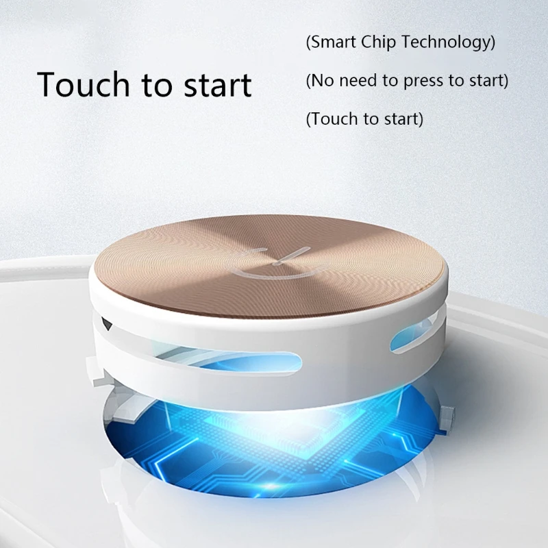 

Wireless Auto Vacuum Cleaner 2.7'' Super Thin APP Control Auto Cleaning No Dead Ends Wet/Dry Use Rechargeable for Home
