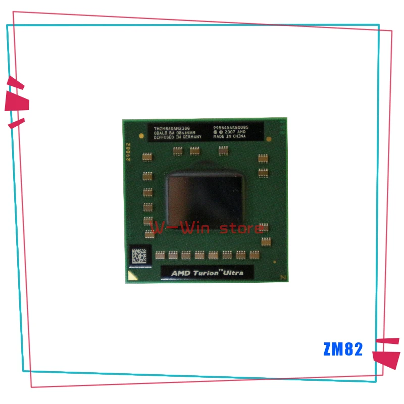 

AMD Turion X2 Ultra ZM-86 ZM 86 ZM86 2,4 ГГц двухъядерный двухпоточный процессор TMZM86DAM23GG разъем S1