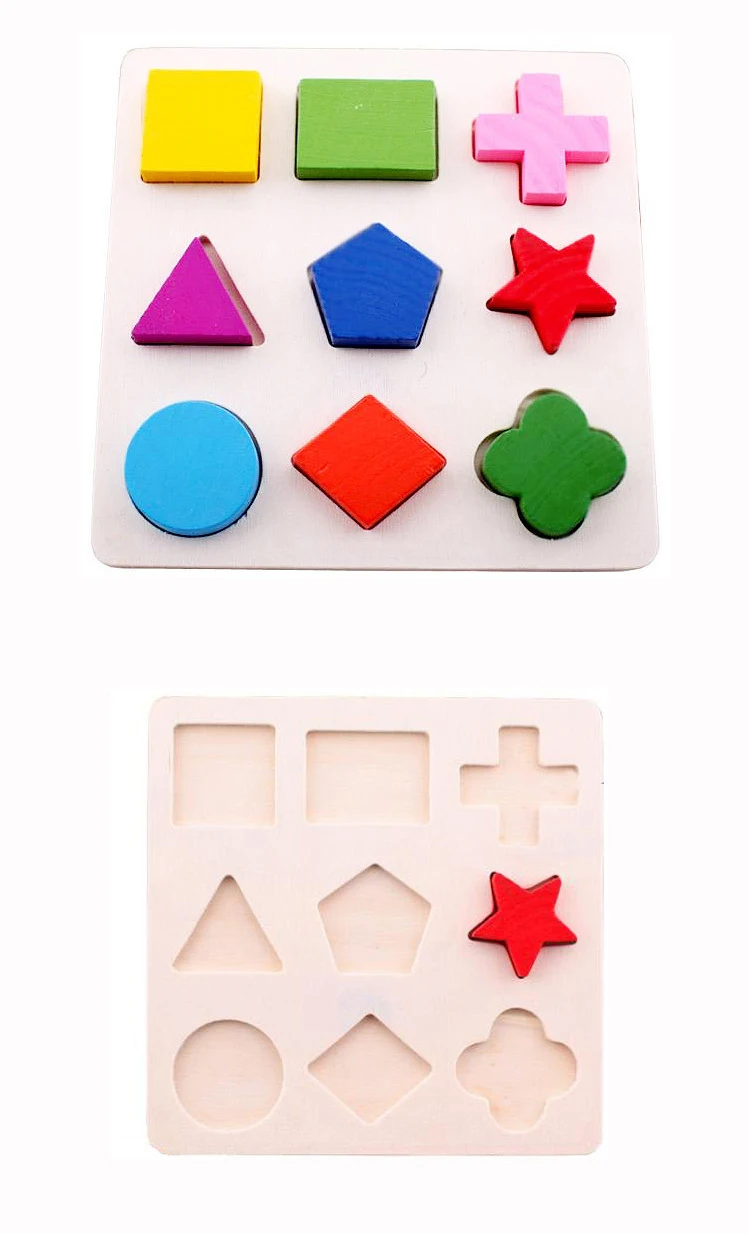 Обучающие Развивающие детские деревянные игрушки головоломка 3D волшебные