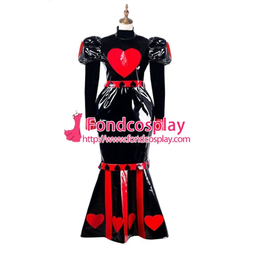 

Sissy maid pvc dress lockable Uniform cosplay costume Tailor-made[G2178]