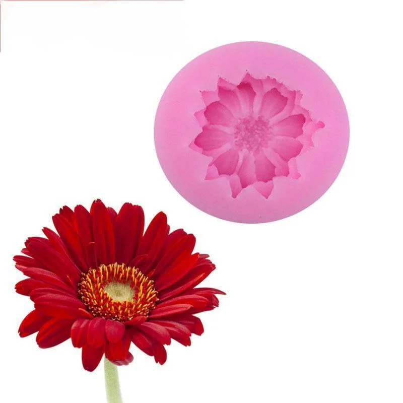 Новое поступление силиконовая форма для мастики кексов 3D розы цветок помадки