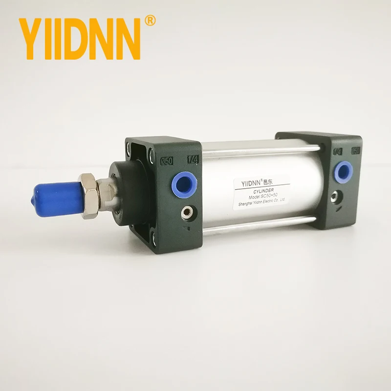 

Пневматические цилиндры SC 50 мм, диаметр отверстия 25/75/100/125/150/175/200/250/300 мм, ход