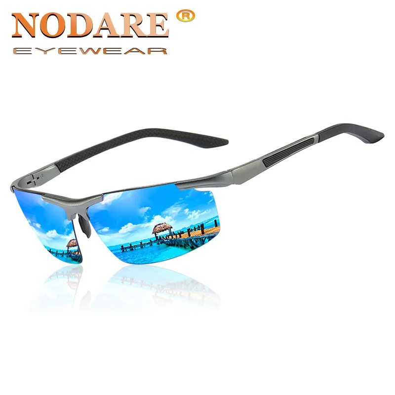 Мужские солнцезащитные очки с поляризацией в алюминиево-магниевой оправе |