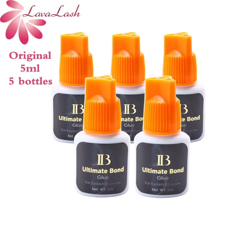 

2/5/10 Bottle IB UItimate Bond Glue For Eyelash Extension Korea Original Glue Black Fast Drying Eyelash Extensions Glue