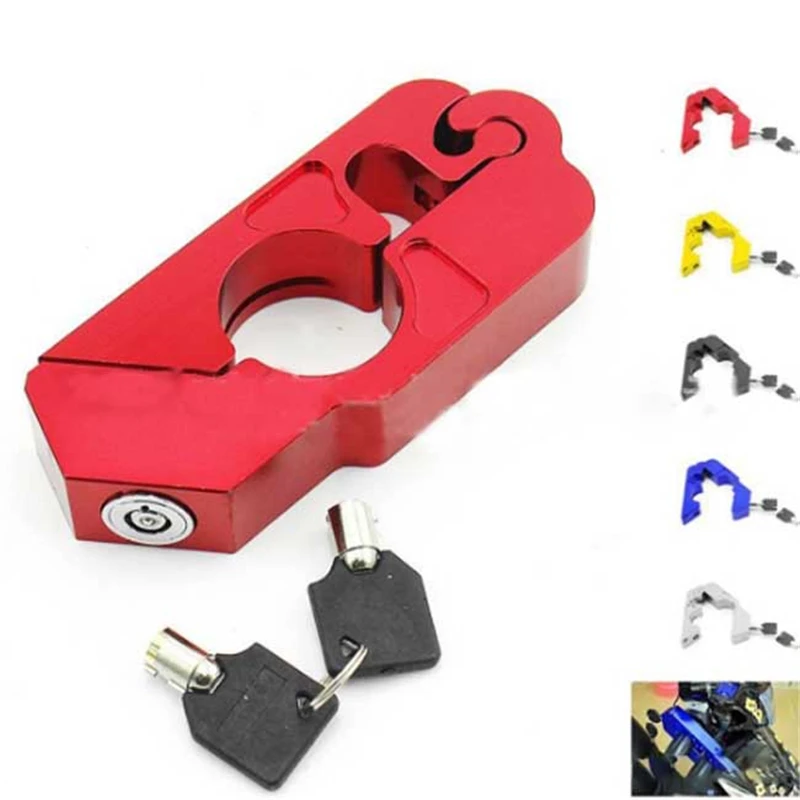 

High Quality Universal Motorcycle Scooter ATV Brake Handlebar Security Anti-Theft Lock candado motor motor bike accessories