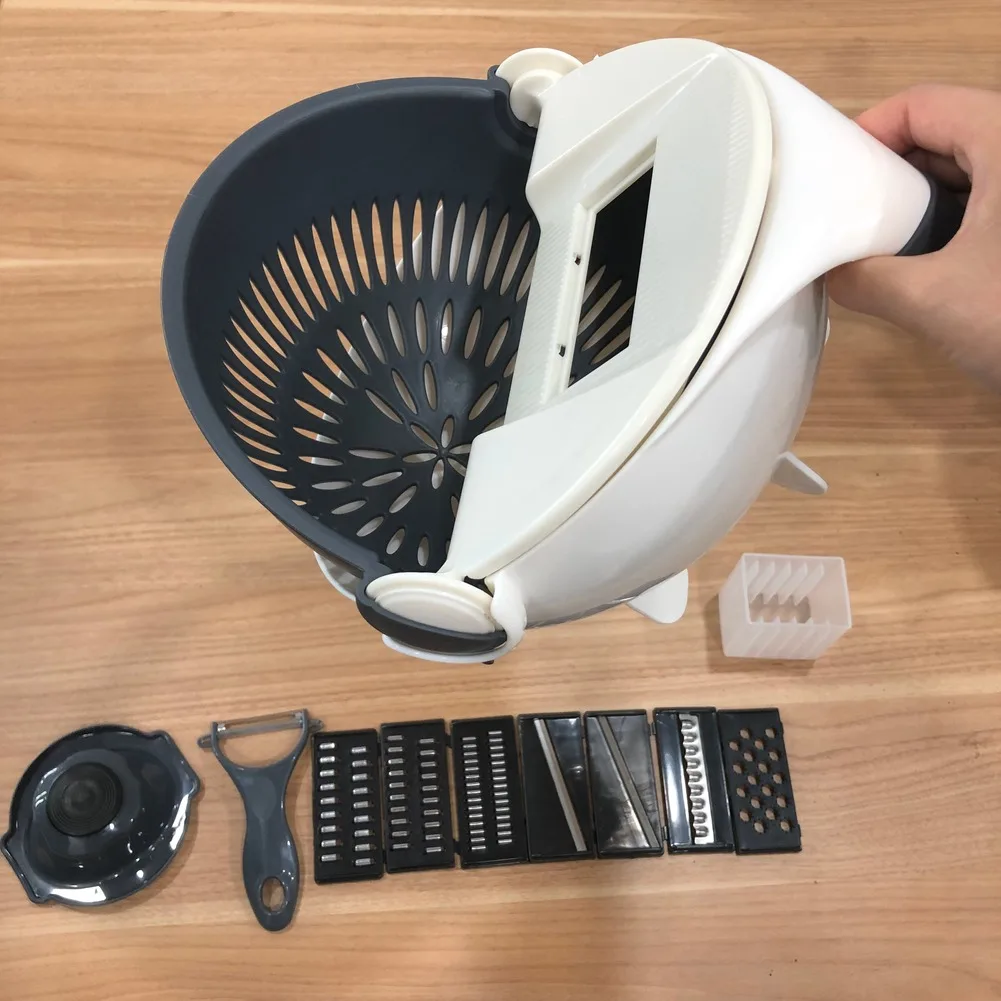 Пластиковые Многофункциональный ручной слайсер крылом устройство резки овощей