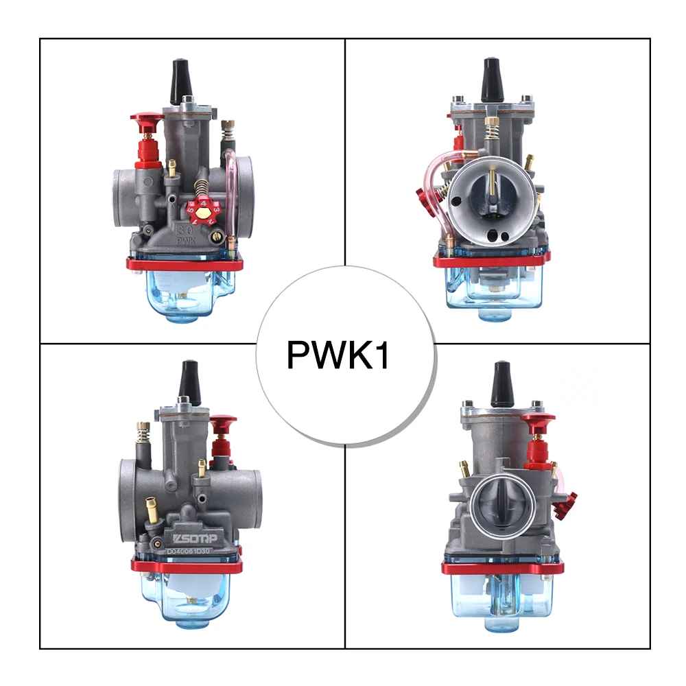 Синий карбюратор ALconstar PWK 28 30 32 34 мм для Keihin с Power Jet Yamaha Suzuki Honda KTM 125 300cc внедорожный