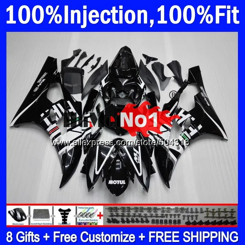 

OEM For YAMAHA YZF R 6 YZF 600 YZF-600 7MC.19 YZF R6 06-07 600CC YZF600 YZF-R6 2006 2007 YZFR6 06 07 OEM Fairings Black Gloss