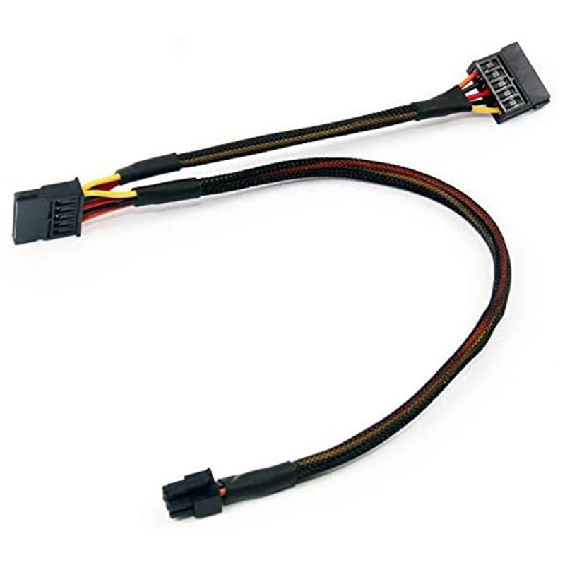 Кабель питания Mini 6Pin-15Pin X2 SATA для DELL Vostro 3650 3653 3655 | Компьютеры и офис