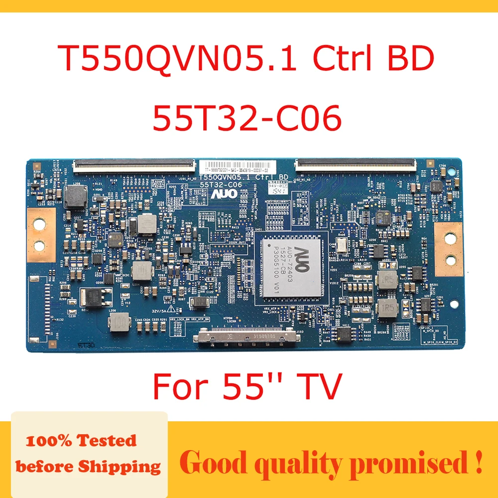T con T550QVN05.1 Ctrl BD 55T32 C06 tv 55 inch Logic Board оригинальный teste de placa Бесплатная