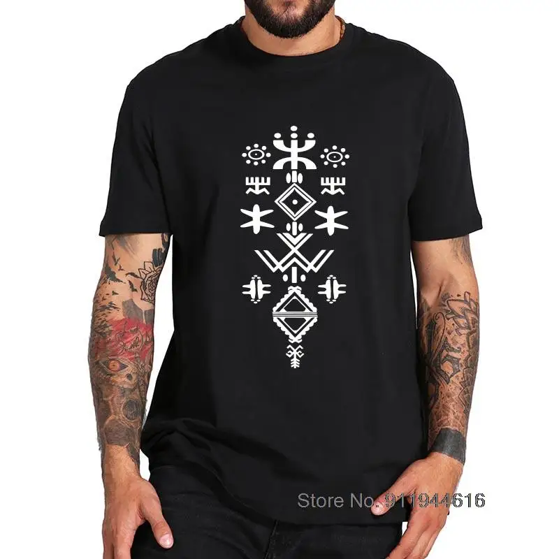 T-Shirt Berbere amazhigh Kabyle stampa creativa progettata manica corta girocollo morbido 100% cotone estivo Top taglia EU
