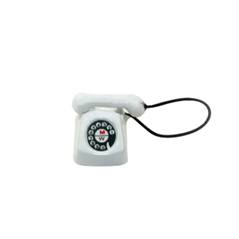 

1/12 Miniature Scene Model Dollhouse Accessories Mini Telephone Phone Kid Toy