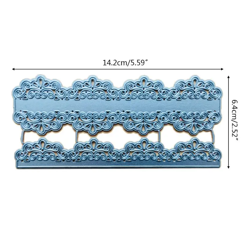 Кружевная рамка металлические штампы трафарет Скрапбукинг DIY альбом штамп